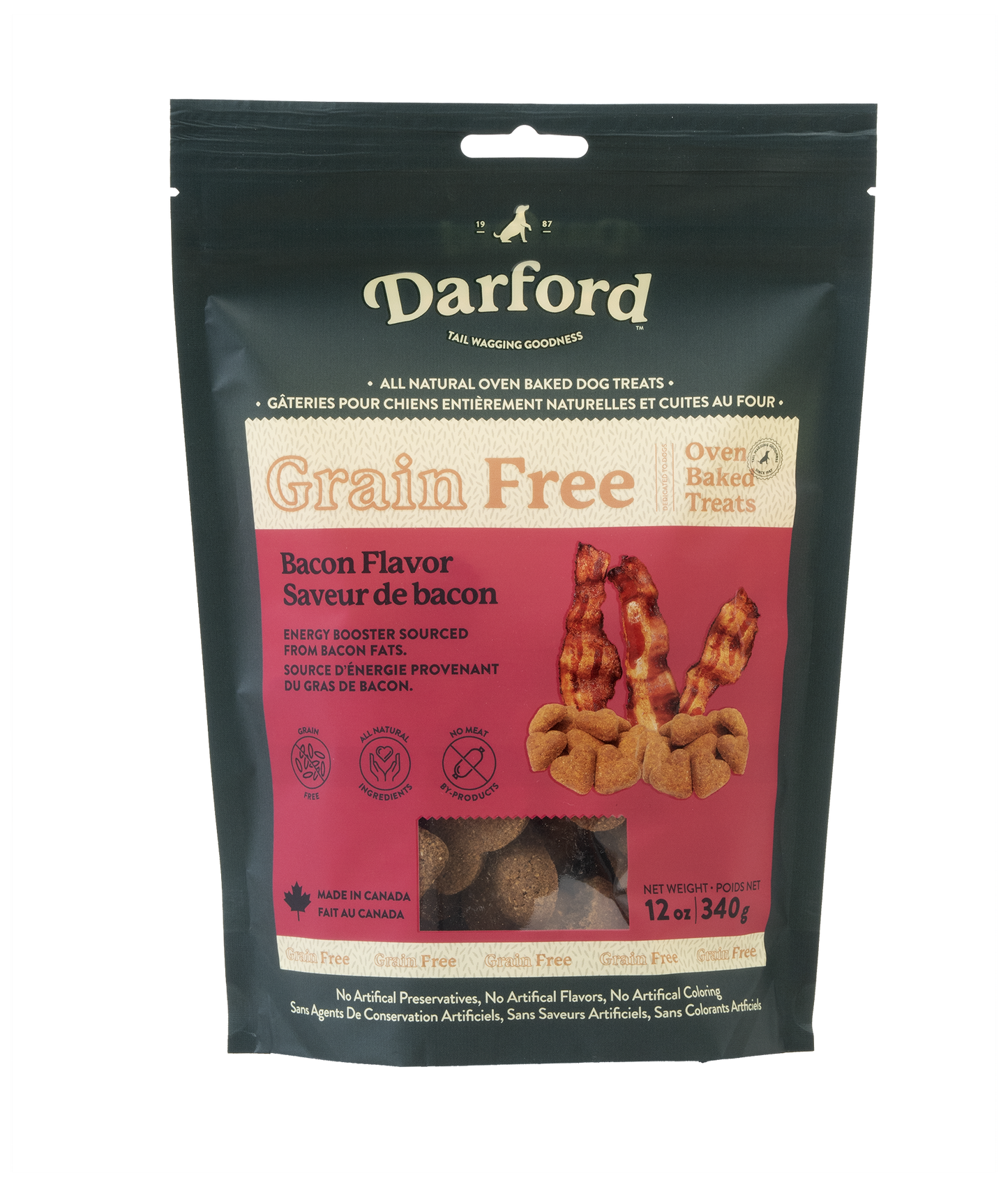 Grain Free Bacon Flavor Dog Treats