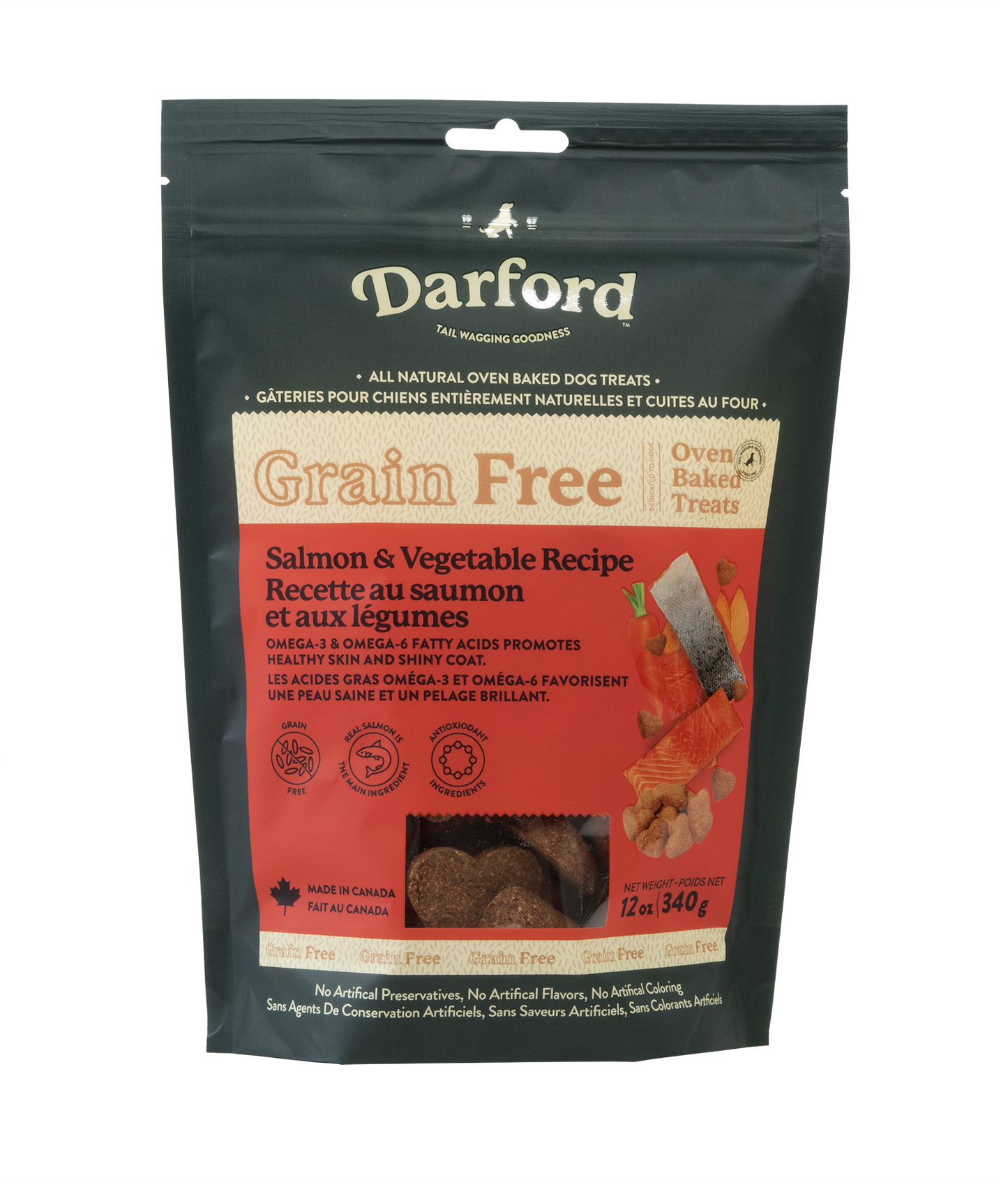 Grain Free Salmon & Vegetable Recipe Dog Treats