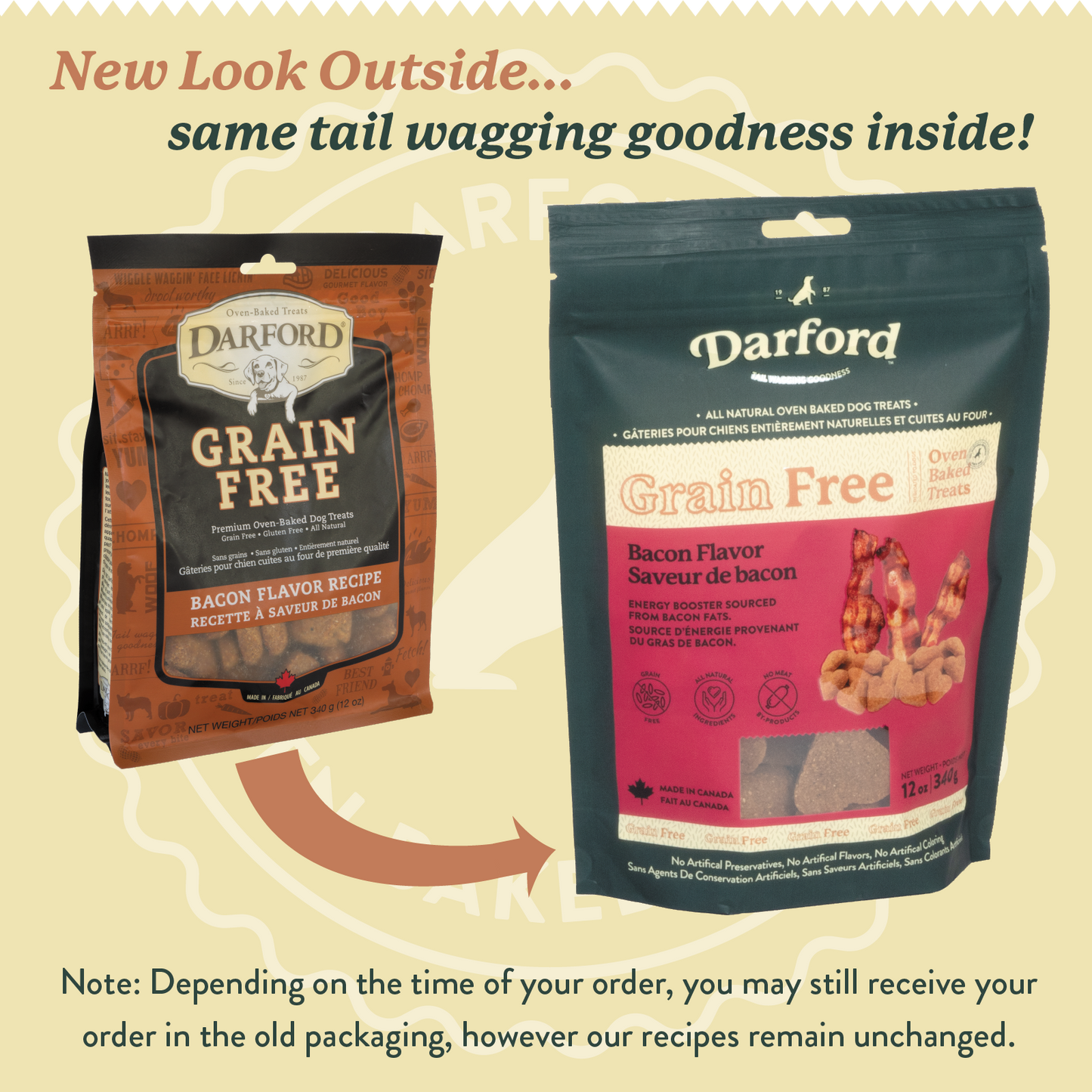 Grain Free Bacon Flavor Dog Treats