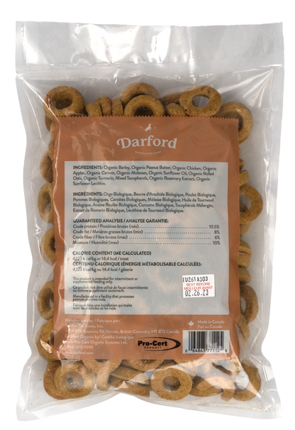 Organic Peanut Butter Dog Treats